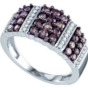 Astonishing Ring Delicately Crafted in 10K White Gold, Accented with 