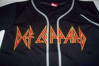 DEF LEPPARD NEW BASEBALL JERSEY S OFFICIAL  