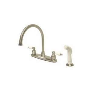   Goose Neck Centerset Kitchen Faucet With Spray EB727