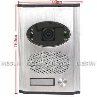 3in1 Video Door bell Door phone Intercom System 3pcs 7Color Monitor 