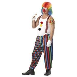 com Lets Party By California Costumes Cranky the Clown Adult Costume 