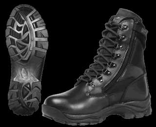 Ridge Blackhawk Mens Work / Duty Boots with Zipper   4 Styles  Black 