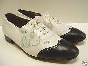 Rod Stewarts Autographed Personal Shoes  