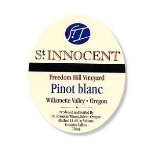  2009 St. Innocent Freedom Hill Willamette Pinot Blanc 
