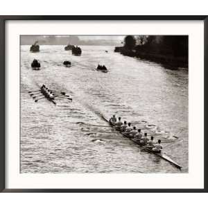  Rowing, Oxford V Cambridge Boat Race, 1928 Framed 