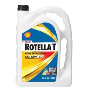  Shell Rotella T heavy Duty Motor Oil, 1 gallon individual 
