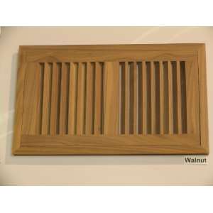   Walnut Flush Unfinished Wood Heat Register / Vent
