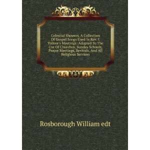   And All Religious Services Rosborough William edt  Books