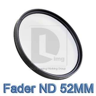 Slim 58MM Fader ND Neutral Density filter Adjust ND2 to ND400 Multi 