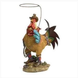  Cowboy Rooster with Lasso 