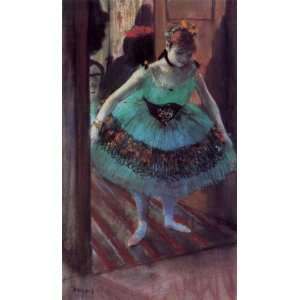 Oil Painting Dancer Leaving Her Dressing Room Edgar Degas Hand Paint 
