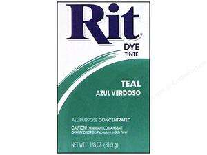 Rit Dye Fabric Powder   Teal for Laundry, clothes  