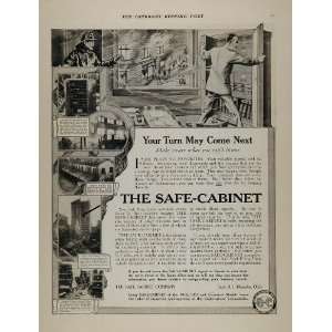  1915 Ad Fire Safe Cabinet Zanesville Municipal Building 