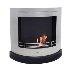   VioFlame Curved Floor or Wall Mount Ethanol Fireplace