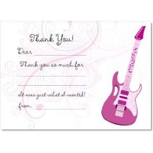  Party Like a Rock star Fill In Thank You Notes Toys 