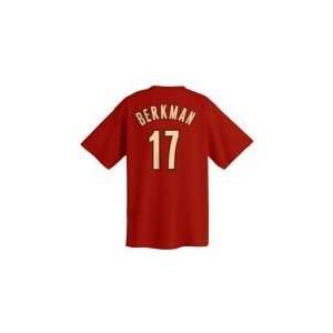  Lance Berkman T  Shirt Houston Astros MLB Majestic Sports 