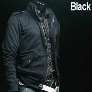 SWM Designer New Mens Military Jacket Coat Black S0863  