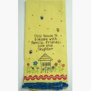 This house is blessed Tea Towel 