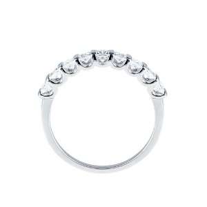  14k White Gold Ring with Princess Diamonds (Diamonds   1 