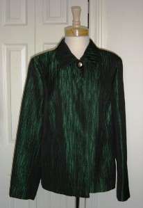 Marina Rinaldi Green Insulated Jacket Blazer NEW 29 20  