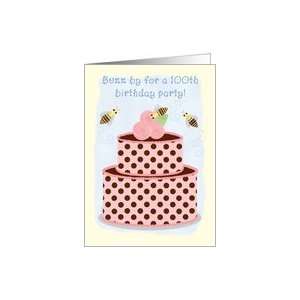    Birthday Party Invitations 100 Bees and Cake Card Toys & Games