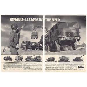   Military Vehicles Leaders in Field 2 Page Print Ad  Home