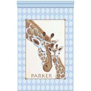  giraffe family cool water personalized wall hanging