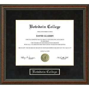 Bowdoin College Diploma Frame 
