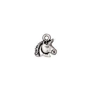   Silver (plated) Unicorn Charm 14mm Charms Arts, Crafts & Sewing
