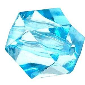  Turquoise Square Plastic Beads (24 pcs). 12mm x 10mm x 