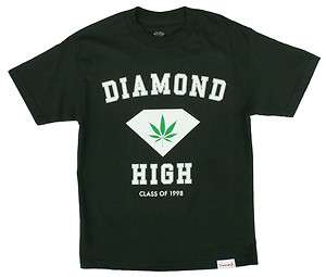 Diamond Supply Co. Diamond High T Shirt   Green    