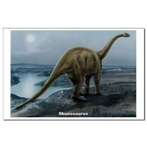  Shunosaurus Dinosaur Animals Mini Poster Print by 