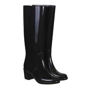  Black High Heel Boot Fashion Footwear   7/41 Patio, Lawn 