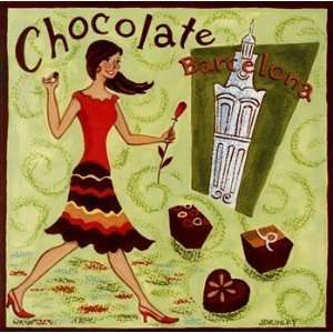  Jennifer Brinley Spanish Chocolate 10.00 x 10.00 Poster 