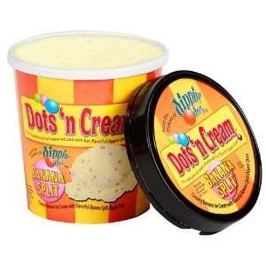 Dots n Cream Ice Cream (from Dippin Dots)   90 Servings   Banana 