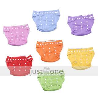 Reusable Baby Soft Cloth Diaper Nappy One Size Fit All  