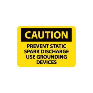  OSHA CAUTION Prevent Static Spark Discharge Use Grounding 