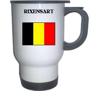 Belgium   RIXENSART White Stainless Steel Mug