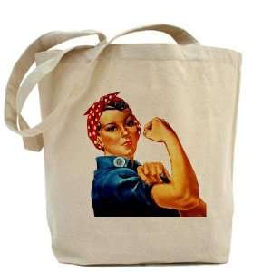  Rosie the Riveter Military Tote Bag by  Beauty