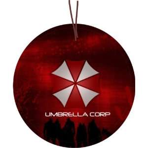 Rikki Knight Resident Evil 5 Umbrella Design Glass Round Christmas 