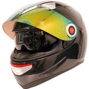 Motorcycle Street Bike Dual Lens/Double Shields Full Face Helmet Fiber 