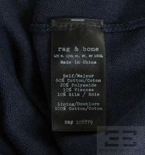 Rag & Bone Brown And Black Knit Long Sleeve Sweater Dress Size Medium 