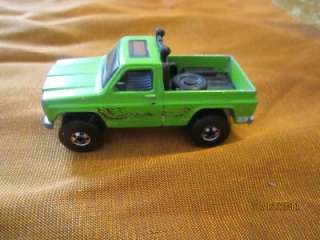 RARE Vintage 1977 Hot Wheels Eagle Pickup Truck Lime Green Mattel Hong 