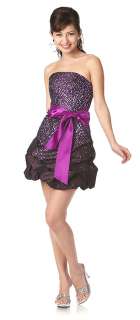   New Chraming Cute Semi Formal Cocktail Dress Prom Homecoming Strapless