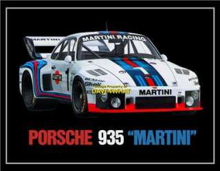   12 PORSCHE 935 TURBO MARTINI Race Car Kit 12038 MIMB OOP  