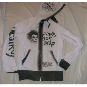 ed hardy punks not dead hoodie