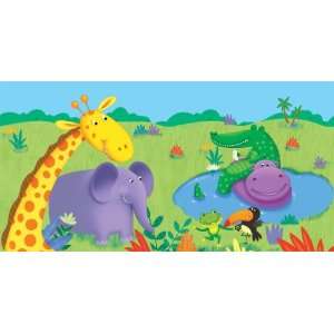  Jungle Buddies Plastic Table Cover Toys & Games