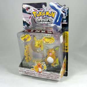  Pokemon Diamond Pearl Pikachu and Raichu Toys & Games