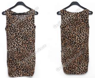 Long Sleeve Clubwear Party Leopard Tops Blouses Coats Two Piece Mini 