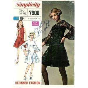  Simplicity 7900 Sewing Pattern Misses DESIGNER FASHION 